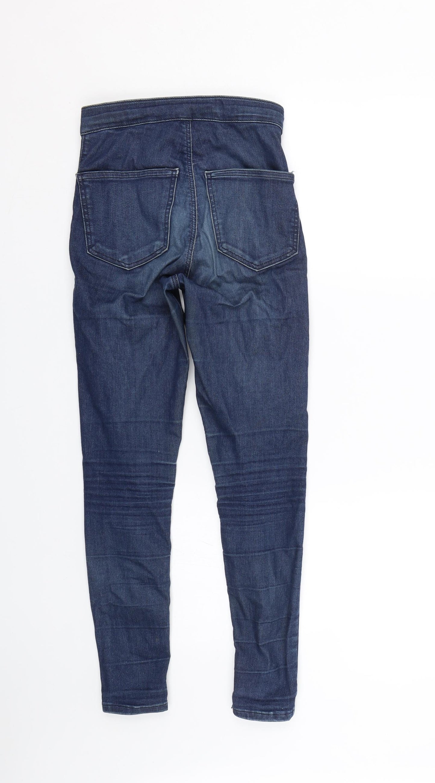Topshop Womens Blue  Denim Jegging Jeans Size 25 L25 in