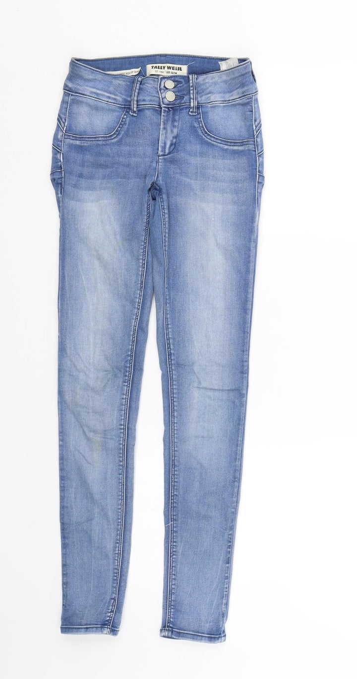 TALLY WEiJL Womens Blue  Denim Jegging Jeans Size 32 L27 in