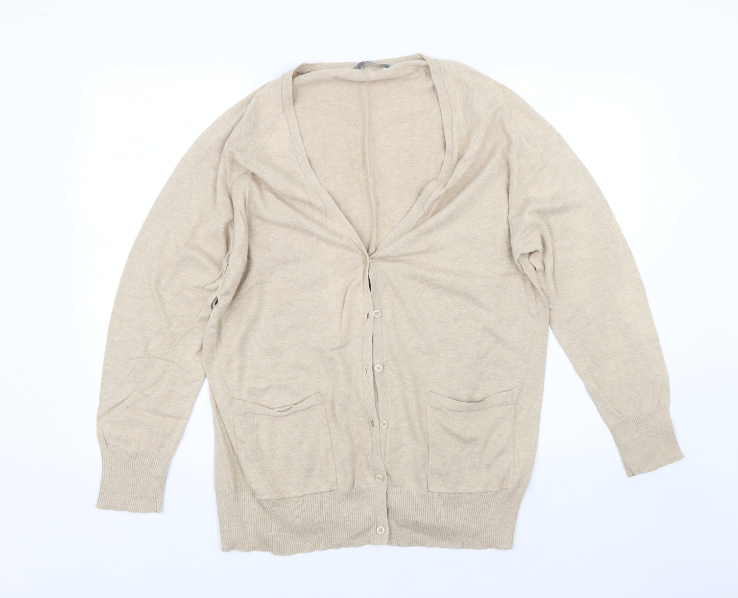 South Womens Brown   Cardigan Jumper Size 24