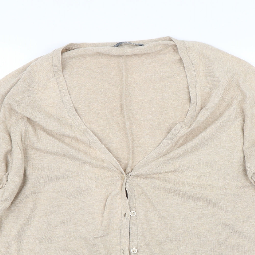 South Womens Brown   Cardigan Jumper Size 24