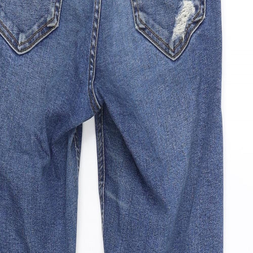 Topshop Womens Blue  Denim Skinny Jeans Size 26 L26 in