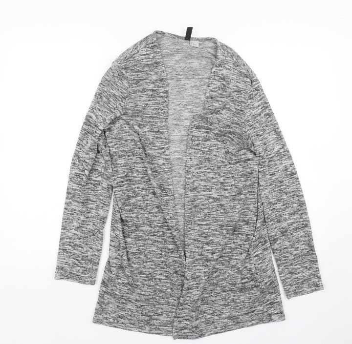 H&M Womens Grey Cardigan Jumper Size M