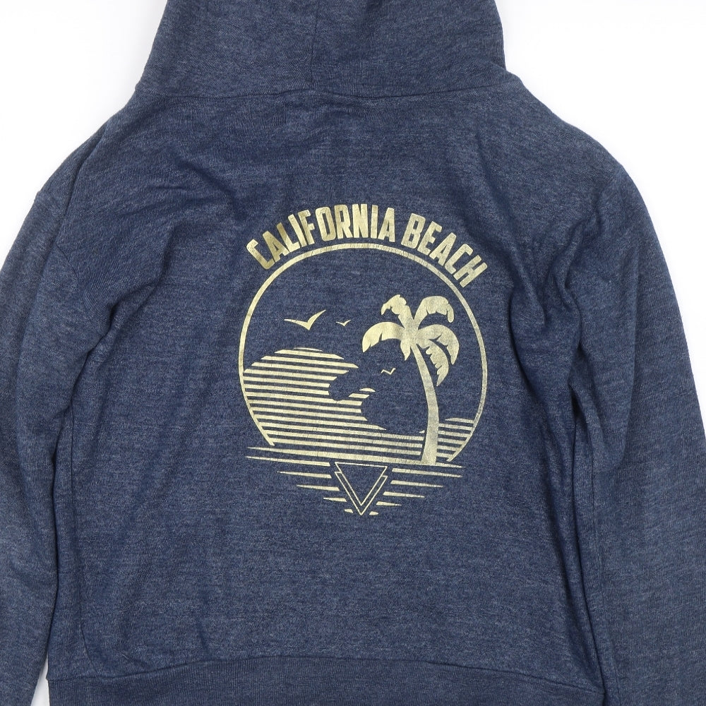 ocean drive Mens Blue   Full Zip Hoodie Size M
