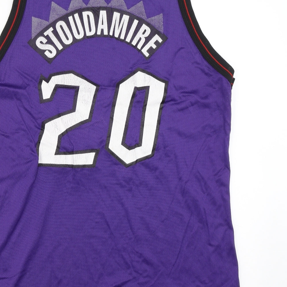 Champion Mens Purple   Jersey Tank Size M  - Toronto Raptors