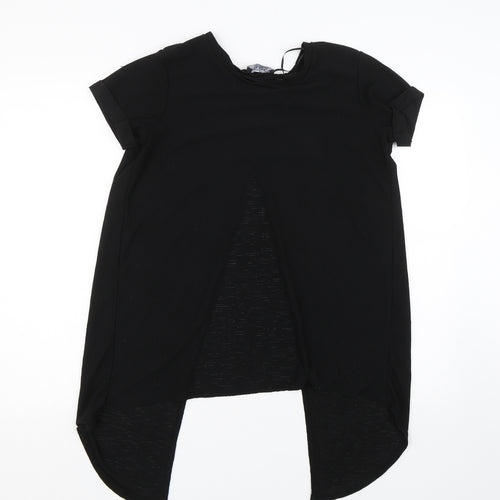 Select Womens Black   Basic T-Shirt Size 12