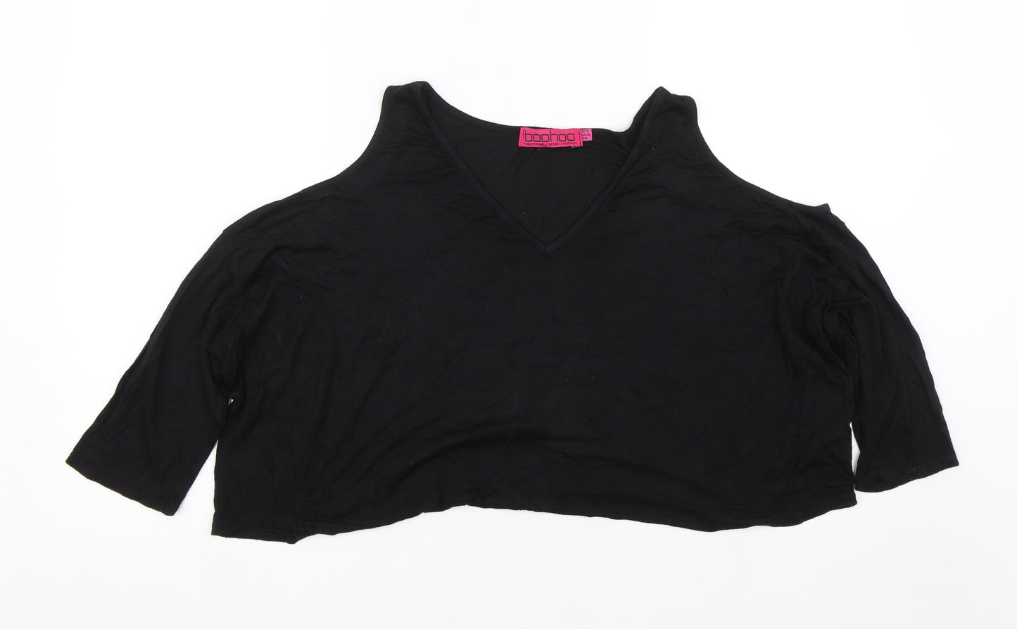 Boohoo Womens Black   Cropped Tank Size 12