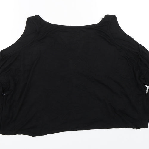 Boohoo Womens Black   Cropped Tank Size 12
