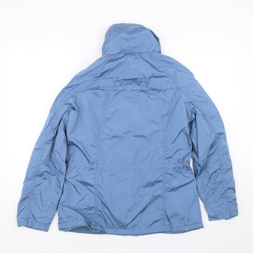 Laura Torelli Womens Blue   Rain Coat Coat Size 12