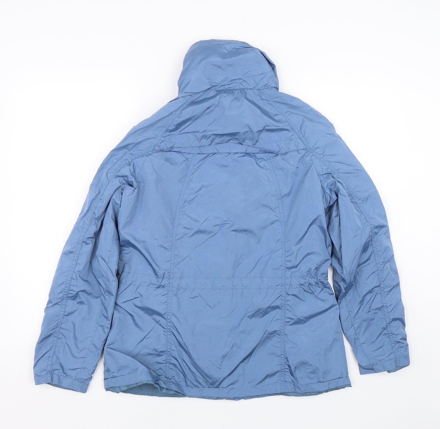 Laura Torelli Womens Blue   Rain Coat Coat Size 12