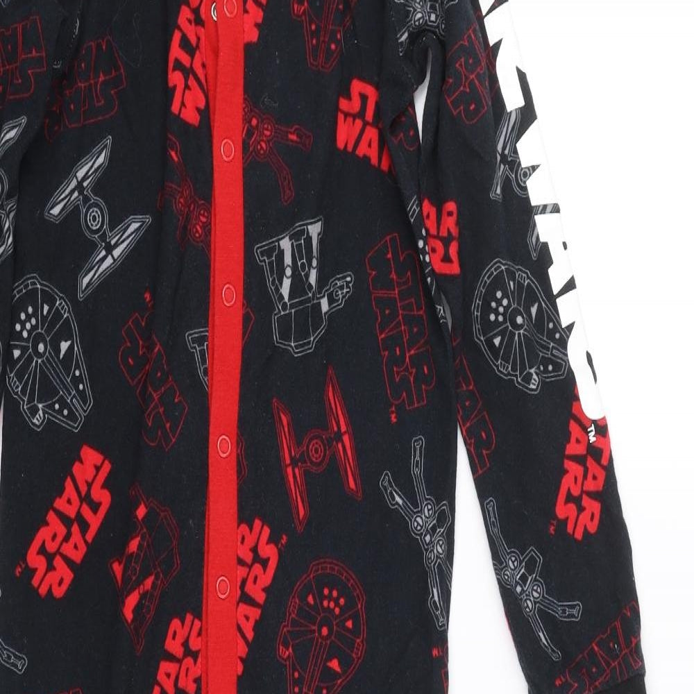 Star Wars Boys Black    One Piece Size 7-8 Years  - Star wars