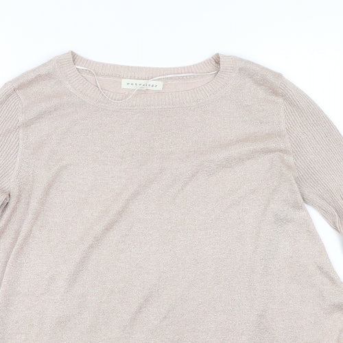 Retrology Womens Pink   Pullover Jumper Size M