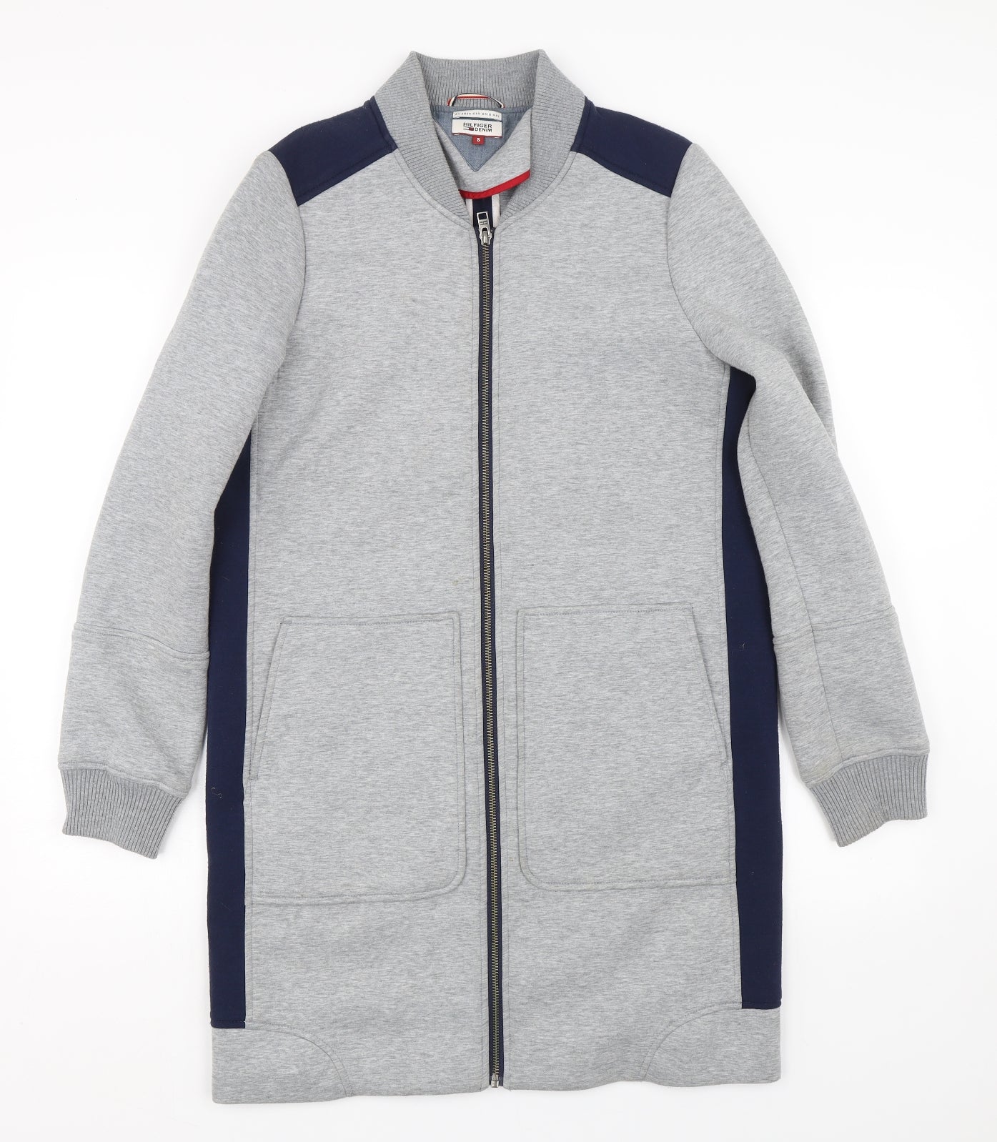 Tommy Hilfiger Womens Grey   Full Zip Sweatshirt Size S