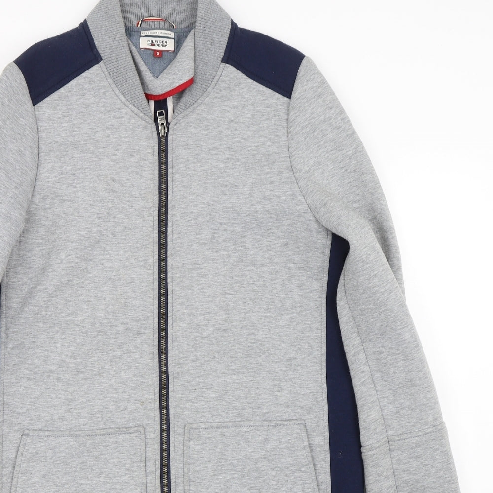 Tommy Hilfiger Womens Grey   Full Zip Sweatshirt Size S