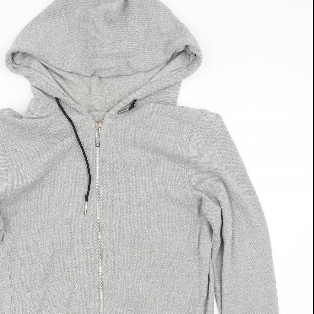 Zara Mens Grey   Full Zip Hoodie Size XL