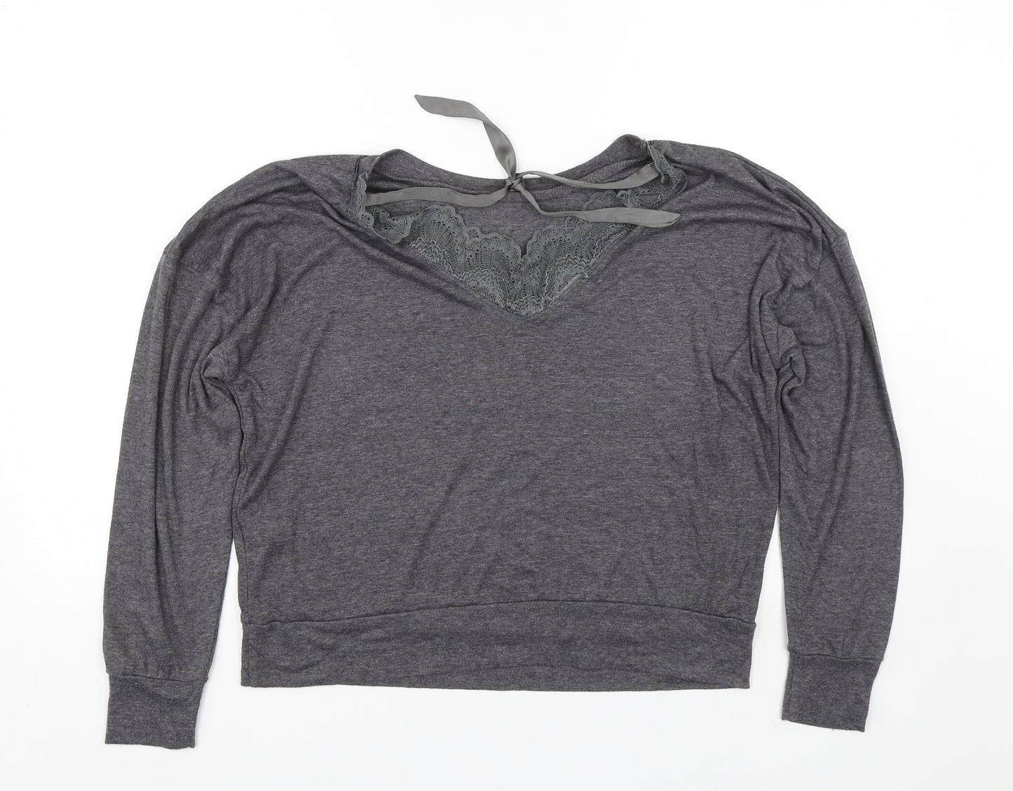 New Look Womens Grey   Basic T-Shirt Size 12