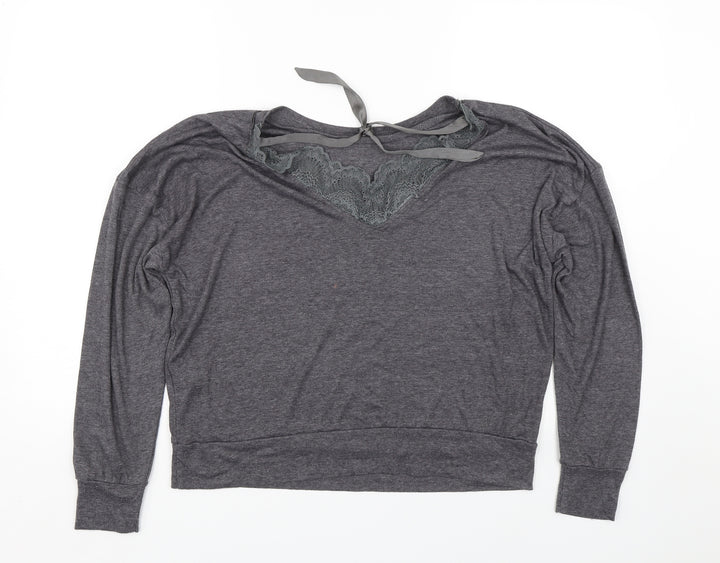 New Look Womens Grey   Basic T-Shirt Size 12