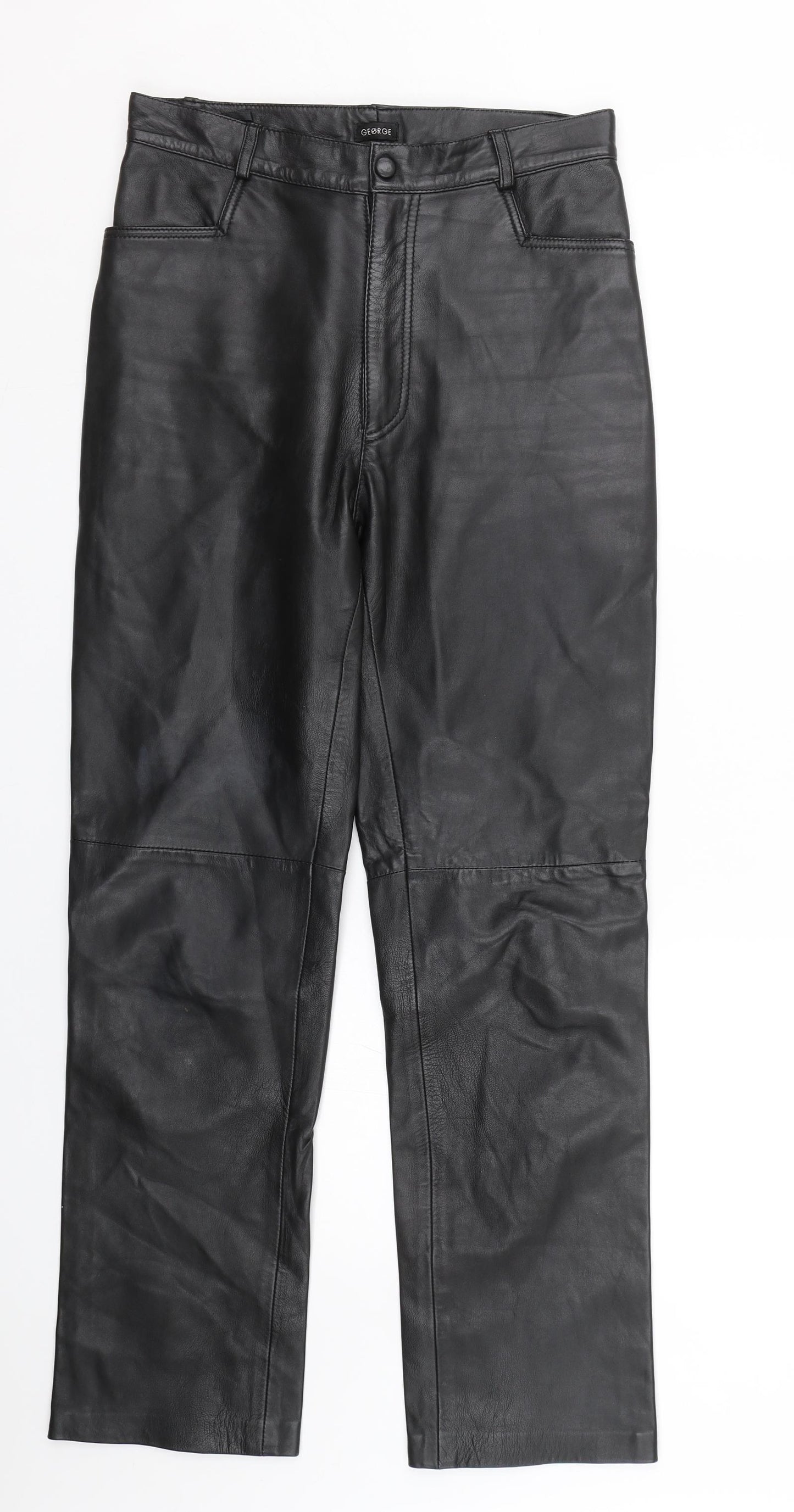 George Womens Black   Trousers  Size 12 L30 in