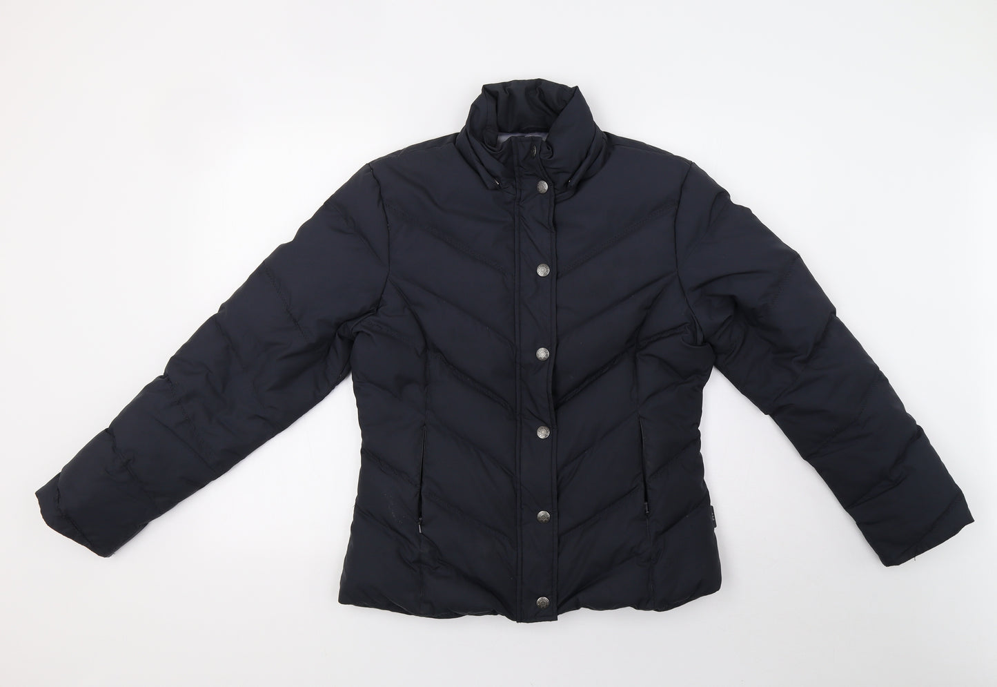 Marks and Spencer Womens Blue   Puffer Jacket Coat Size S