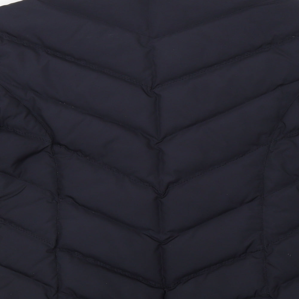 Marks and Spencer Womens Blue   Puffer Jacket Coat Size S