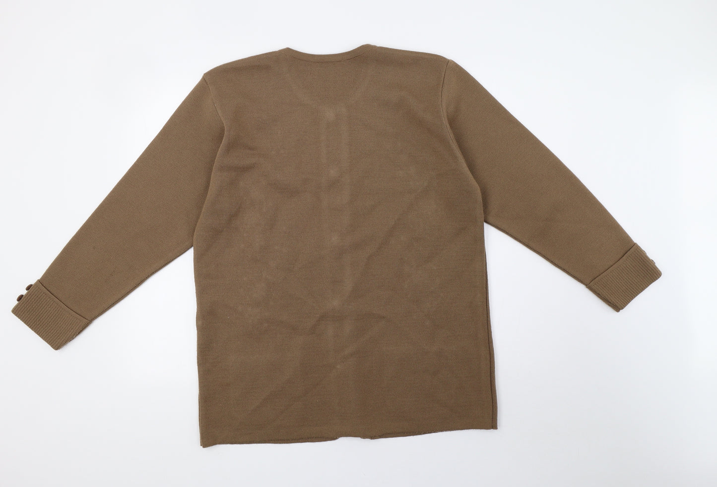 paramour Womens Brown  Knit Cardigan Jumper Size L  - 42 chest