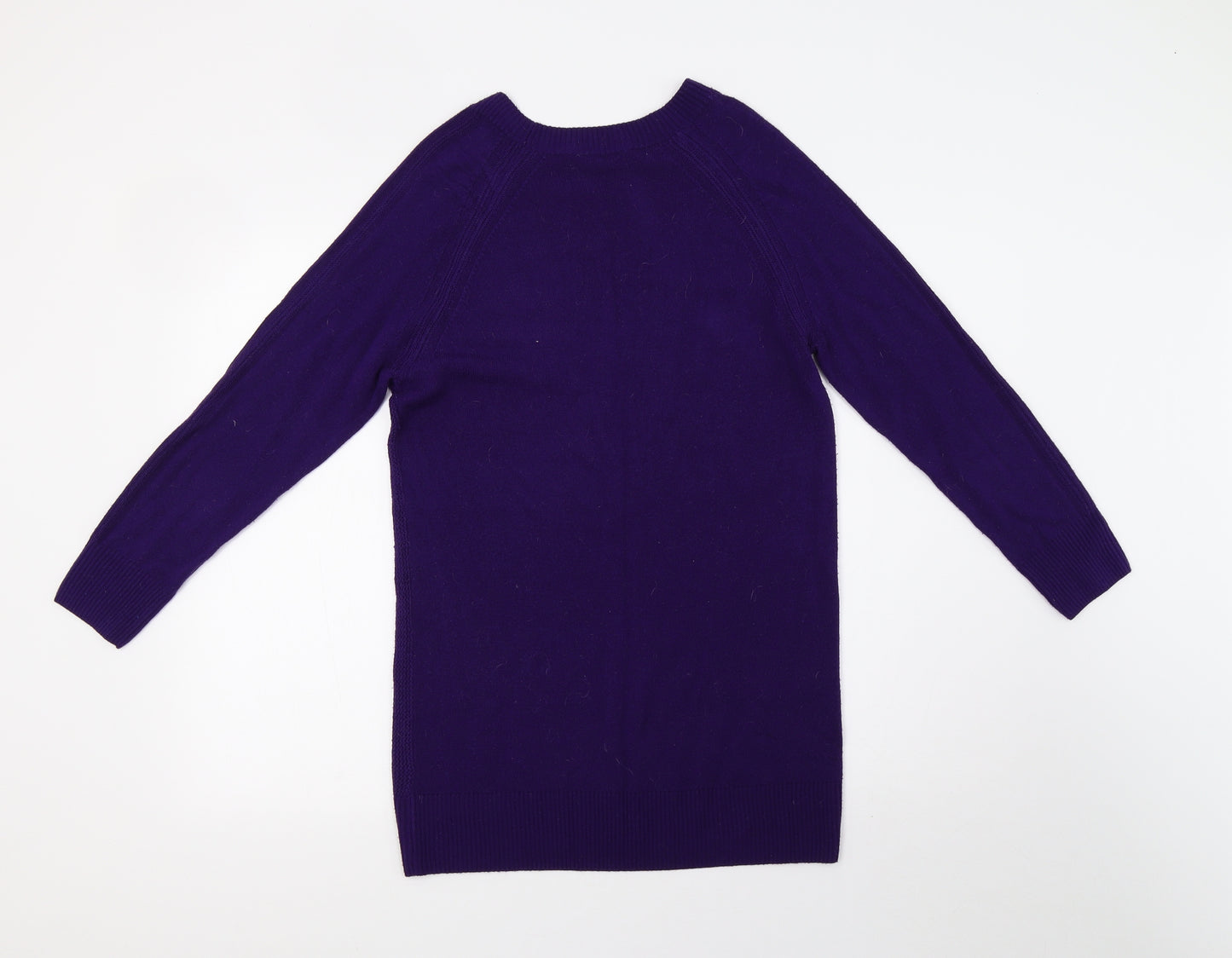 saisnburys Womens Purple  Knit Pullover Sweatshirt Size 10