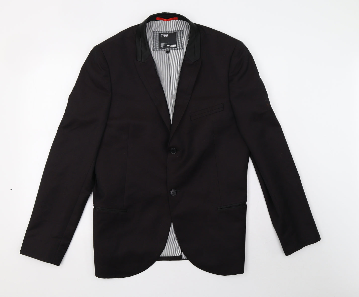 Peter Werth Mens Black   Jacket Blazer Size 40