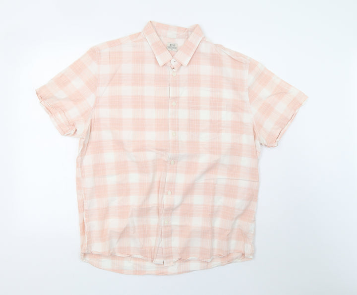 Matalan Mens Red Check   Button-Up Size XL  - 44inch