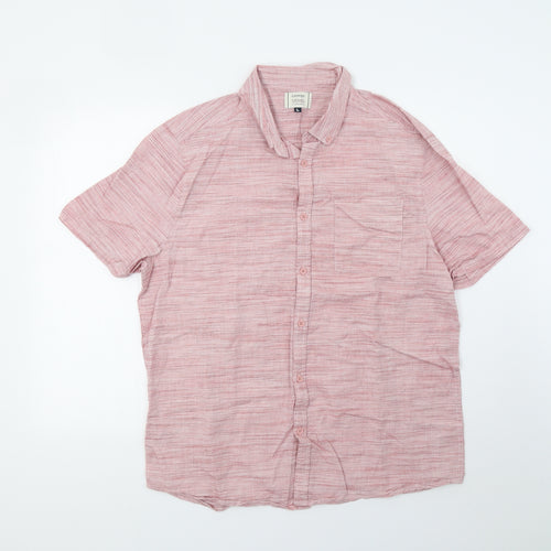 George Mens Red    Button-Up Size L  - 44inch