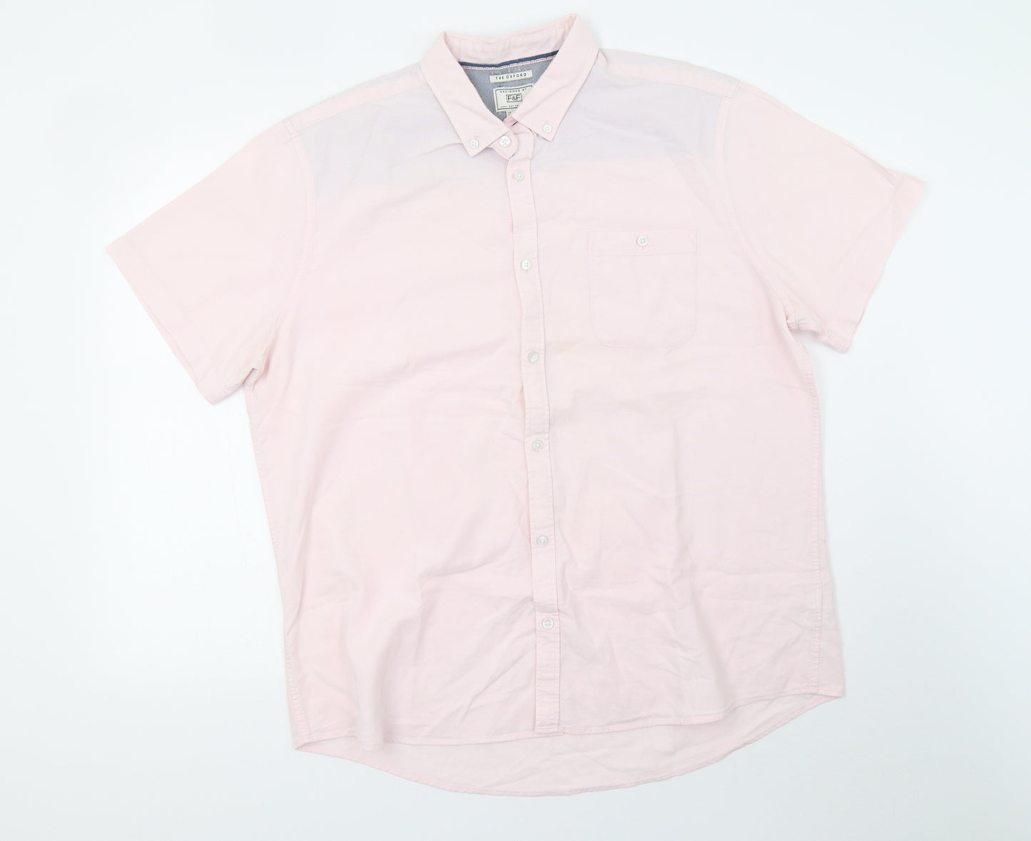 F&F Mens Pink    Button-Up Size XL  - 44inch