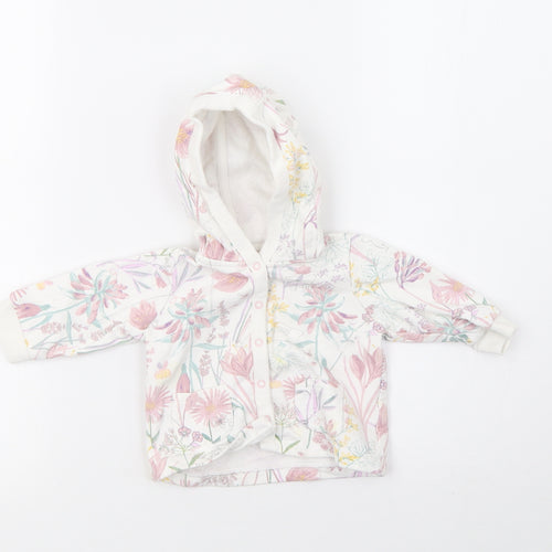 NEXT Girls White Polka Dot  Jacket  Size 3-6 Months