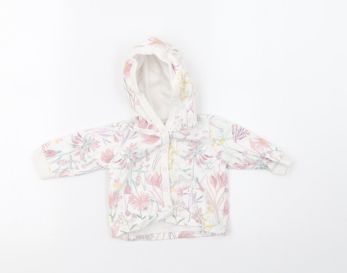 NEXT Girls White Polka Dot  Jacket  Size 3-6 Months