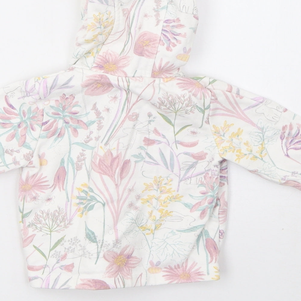 NEXT Girls White Polka Dot  Jacket  Size 3-6 Months