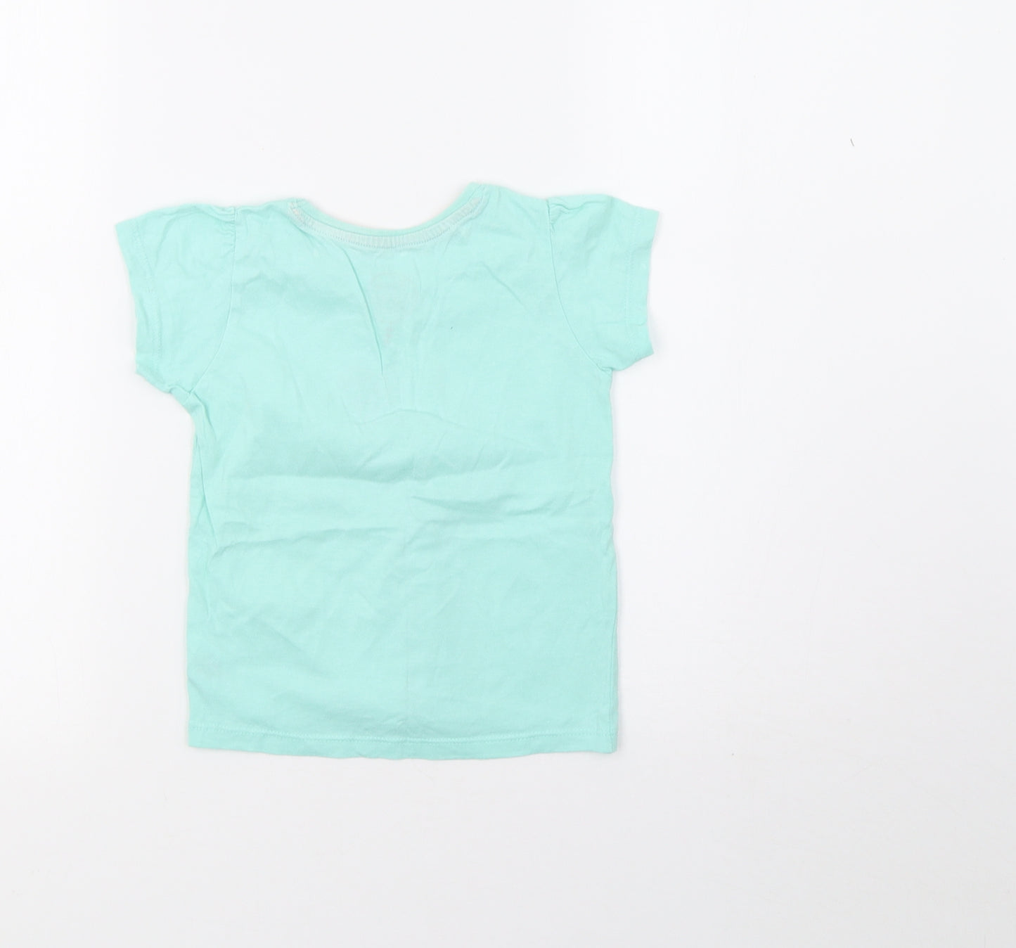 Young Dimension Girls Green   Basic T-Shirt Size 24 Months