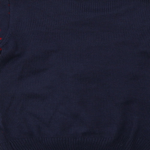 Nutmeg Boys Blue  Knit Pullover Sweatshirt Size 9-10 Years