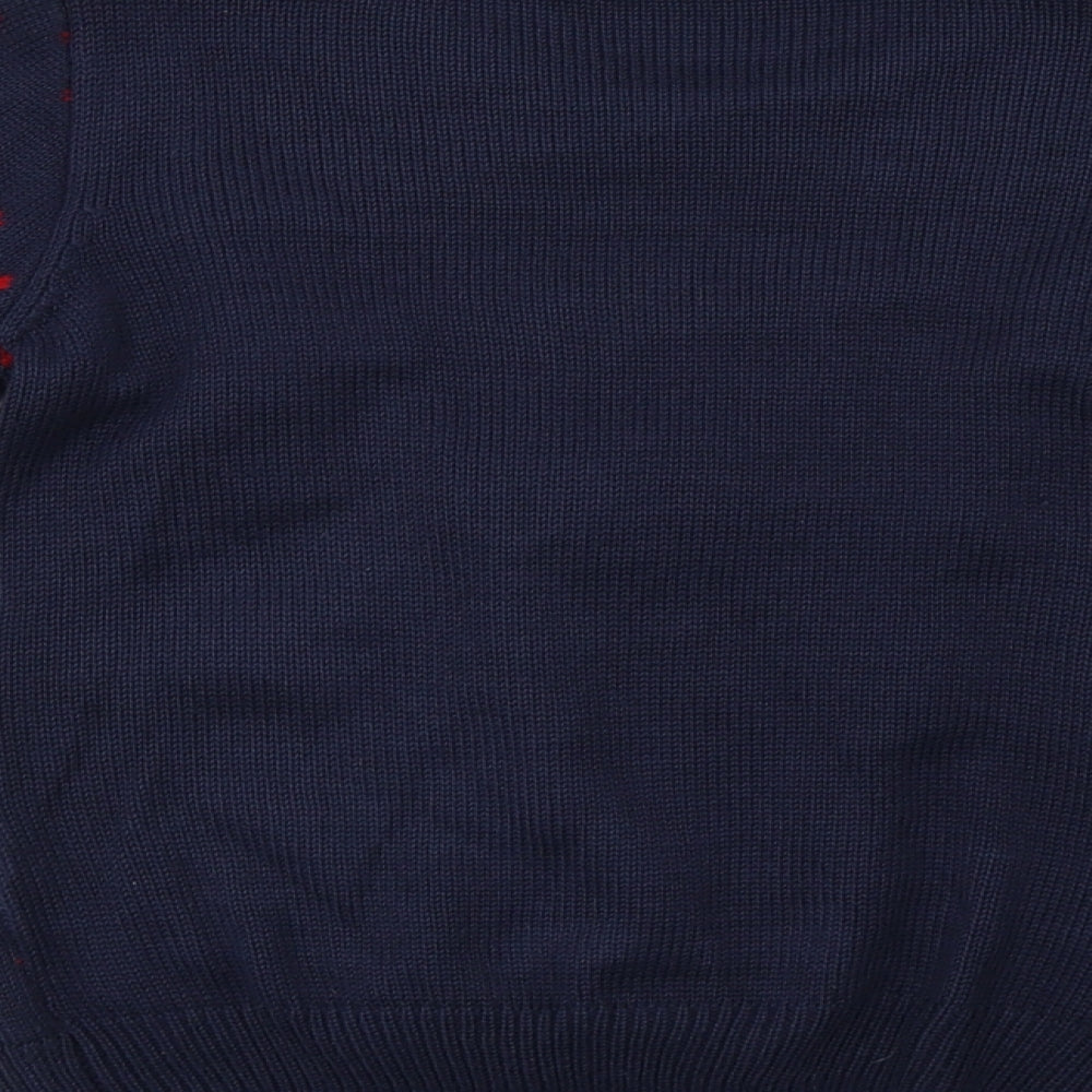 Nutmeg Boys Blue  Knit Pullover Sweatshirt Size 9-10 Years