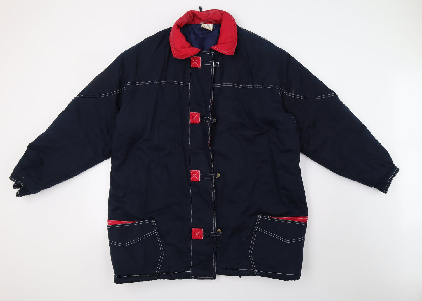 Preworn Womens Blue   Jacket Coat Size 22  - 50