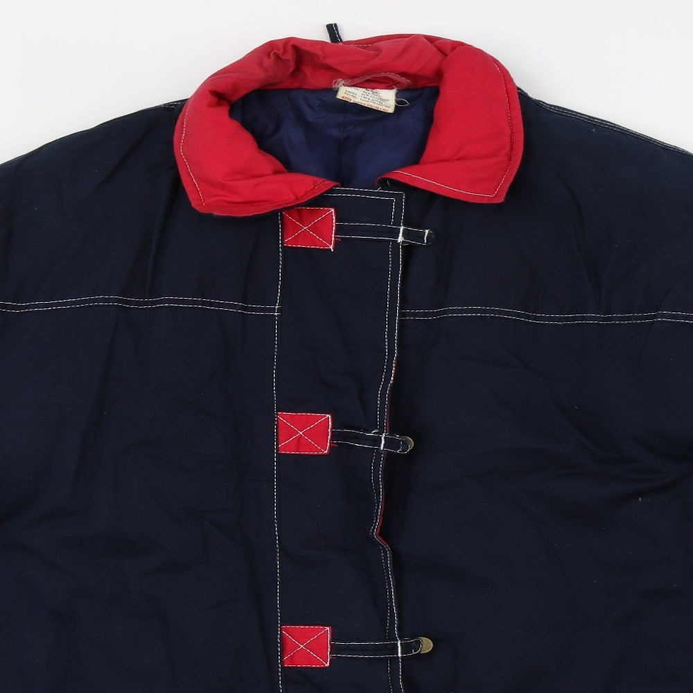 Preworn Womens Blue   Jacket Coat Size 22  - 50
