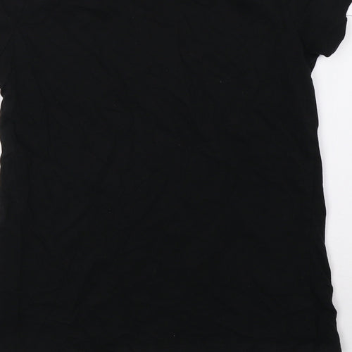 George Womens Black   Basic T-Shirt Size 10
