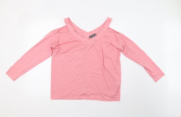 Primark Womens Pink   Pullover Sweatshirt Size 14