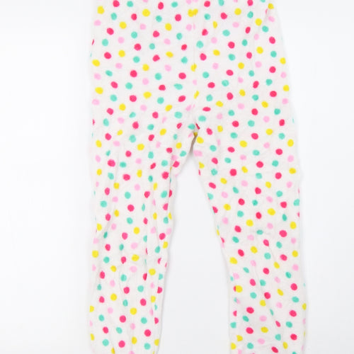 Primark Girls White Polka Dot   Pyjama Pants Size 9-10 Years