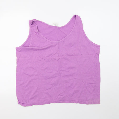 Preworn Womens Purple   Basic Tank Size XL  - 44inch