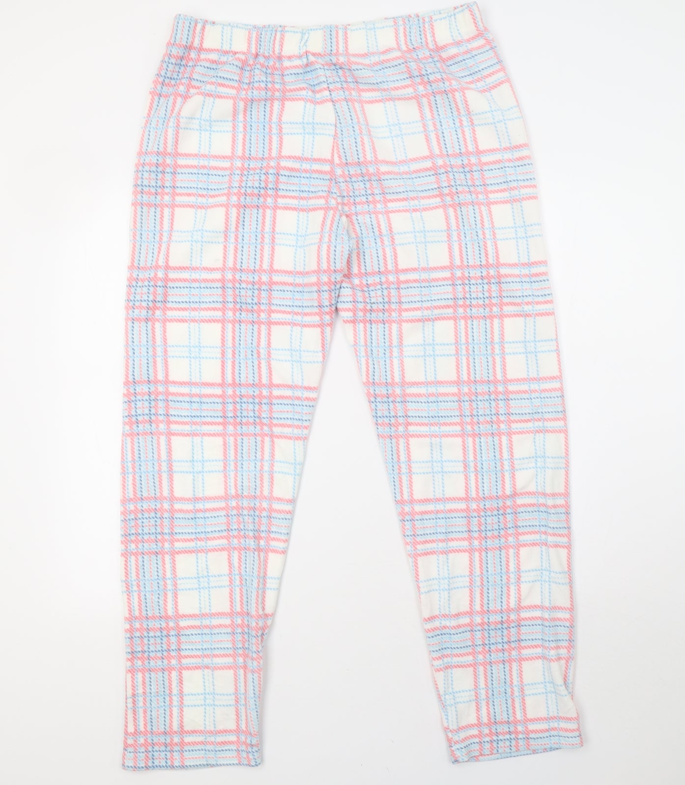 Sainsburys Womens White Check   One Piece Size 14