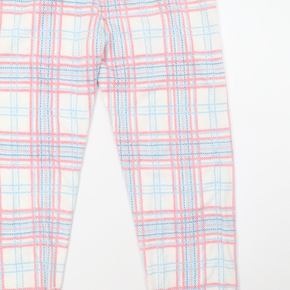 Sainsburys Womens White Check   One Piece Size 14