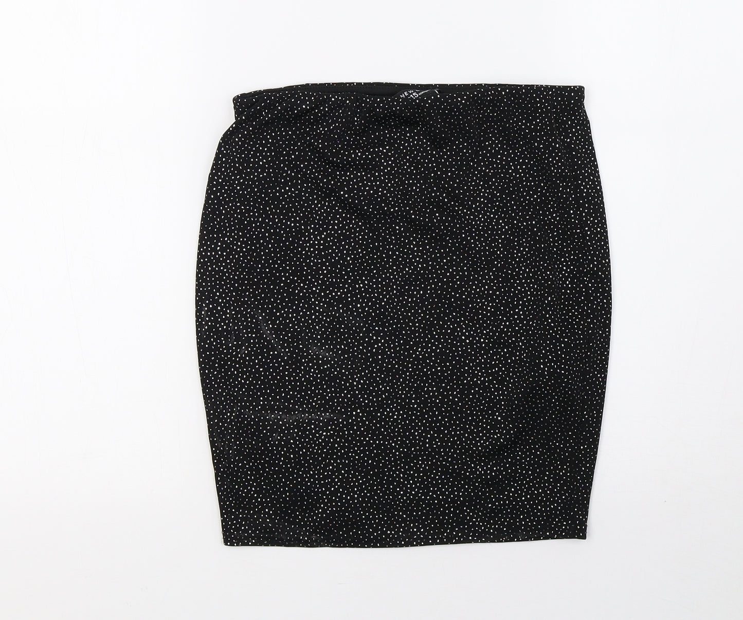 newlook Girls Black   A-Line Skirt Size 12-13 Years