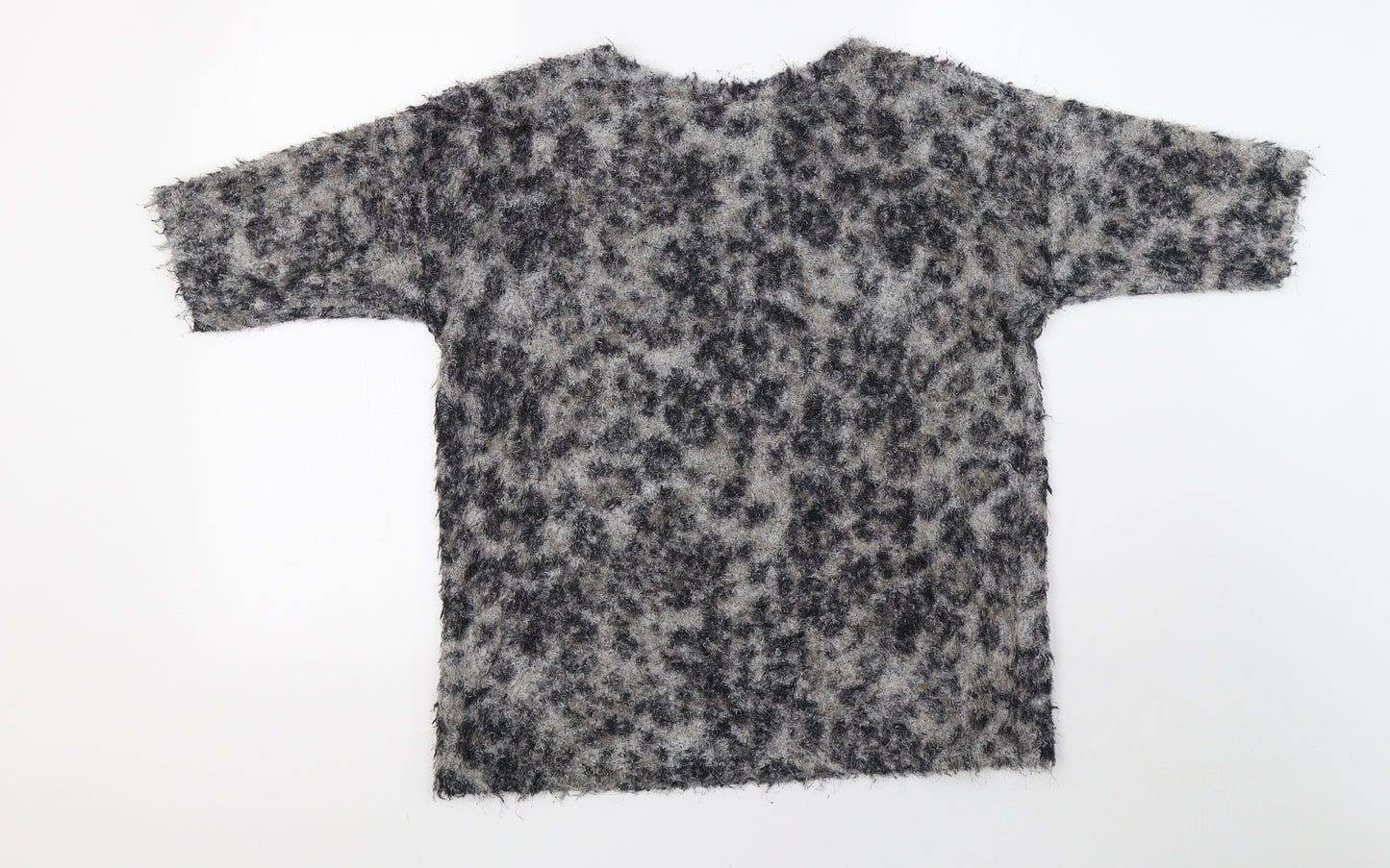 River Island Womens Brown Animal Print  Pullover Sweatshirt Size 10
