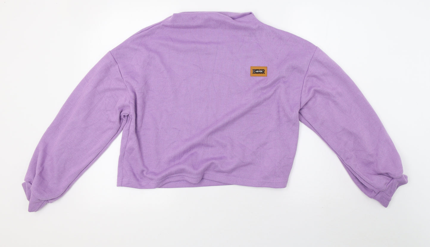 SheIn Womens Purple   Cape Sweatshirt Size L  - 42 chest