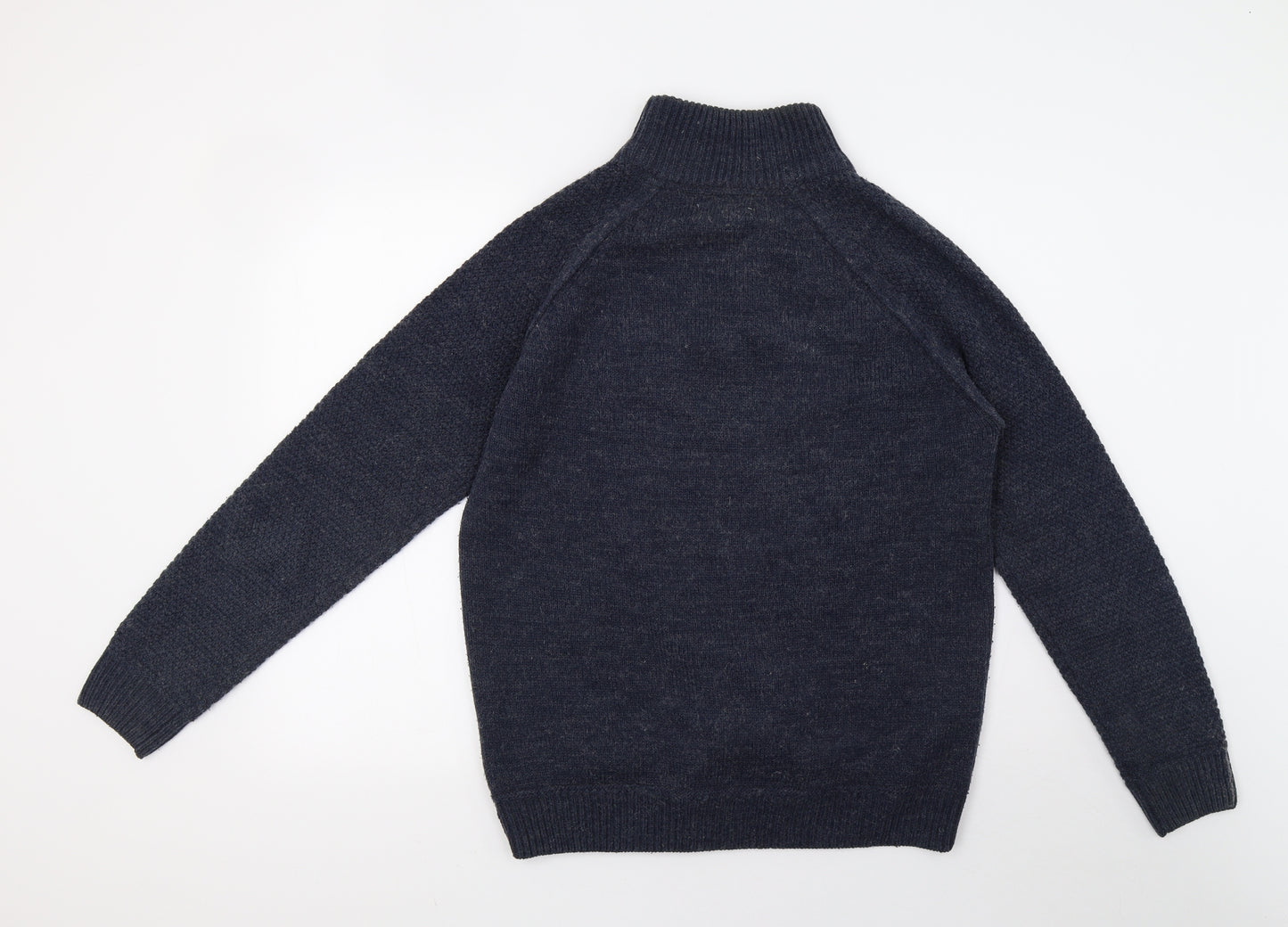 Matalan Womens Blue  Knit Pullover Sweatshirt Size M