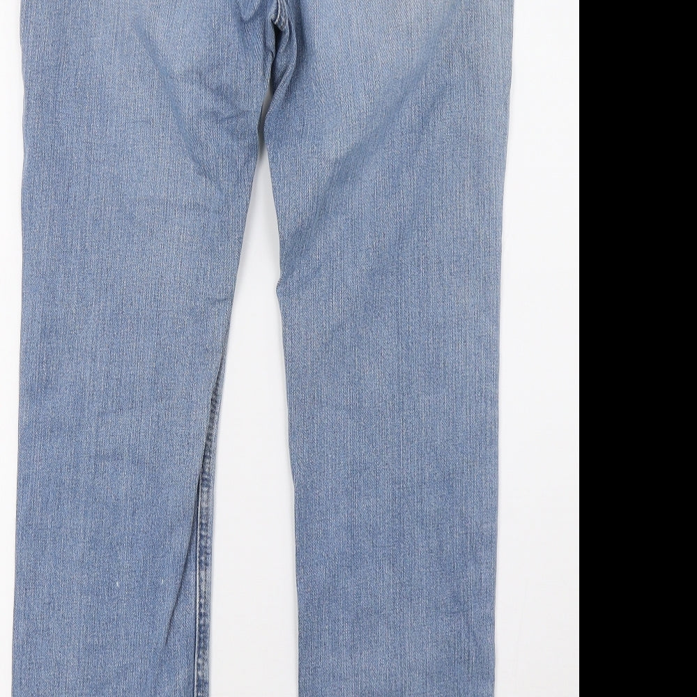 Matalan Womens Blue  Denim Straight Jeans Size 14 L31 in