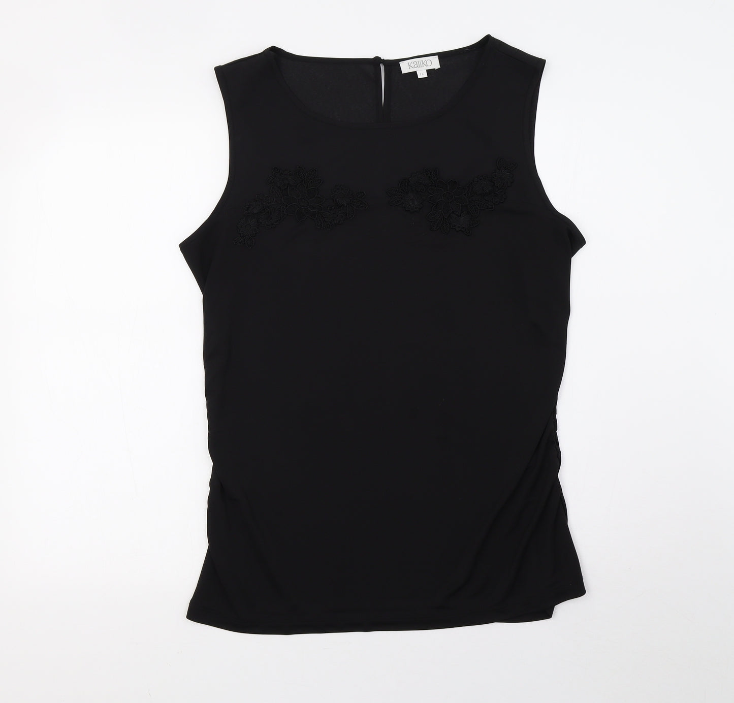 Kaliko Womens Black   Basic Tank Size 16