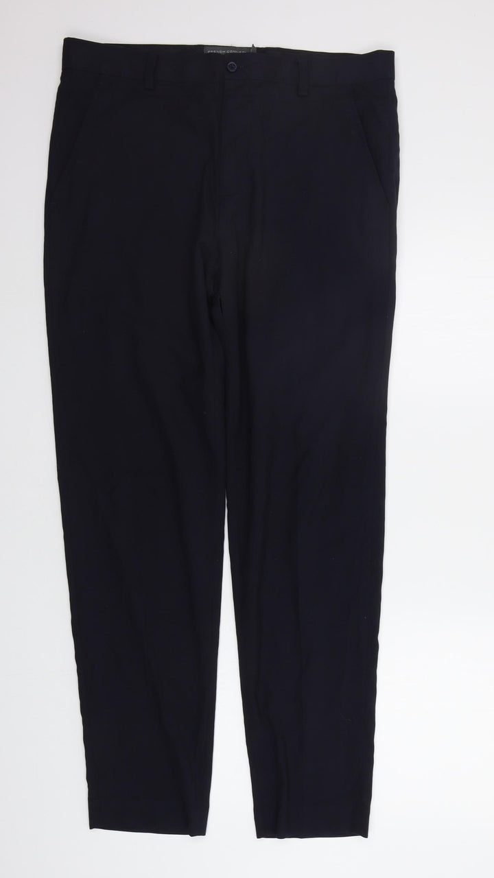 French Connection Mens Blue Trousers Size 34 in L30 in
